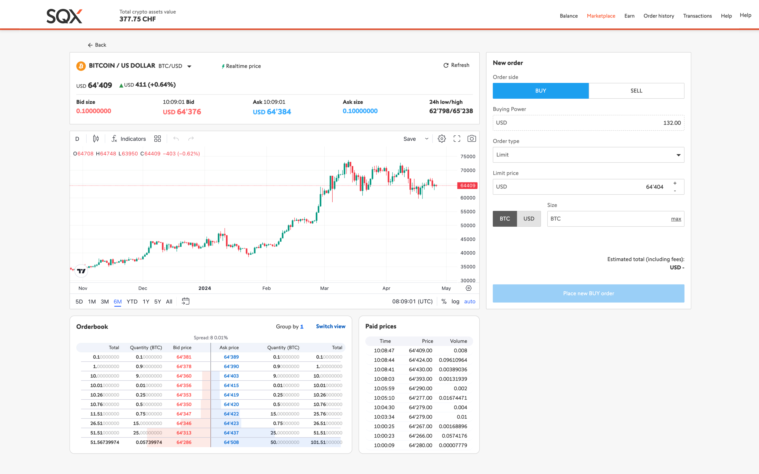 SQX Exchange: Leading Crypto Trading Platform | Swissquote